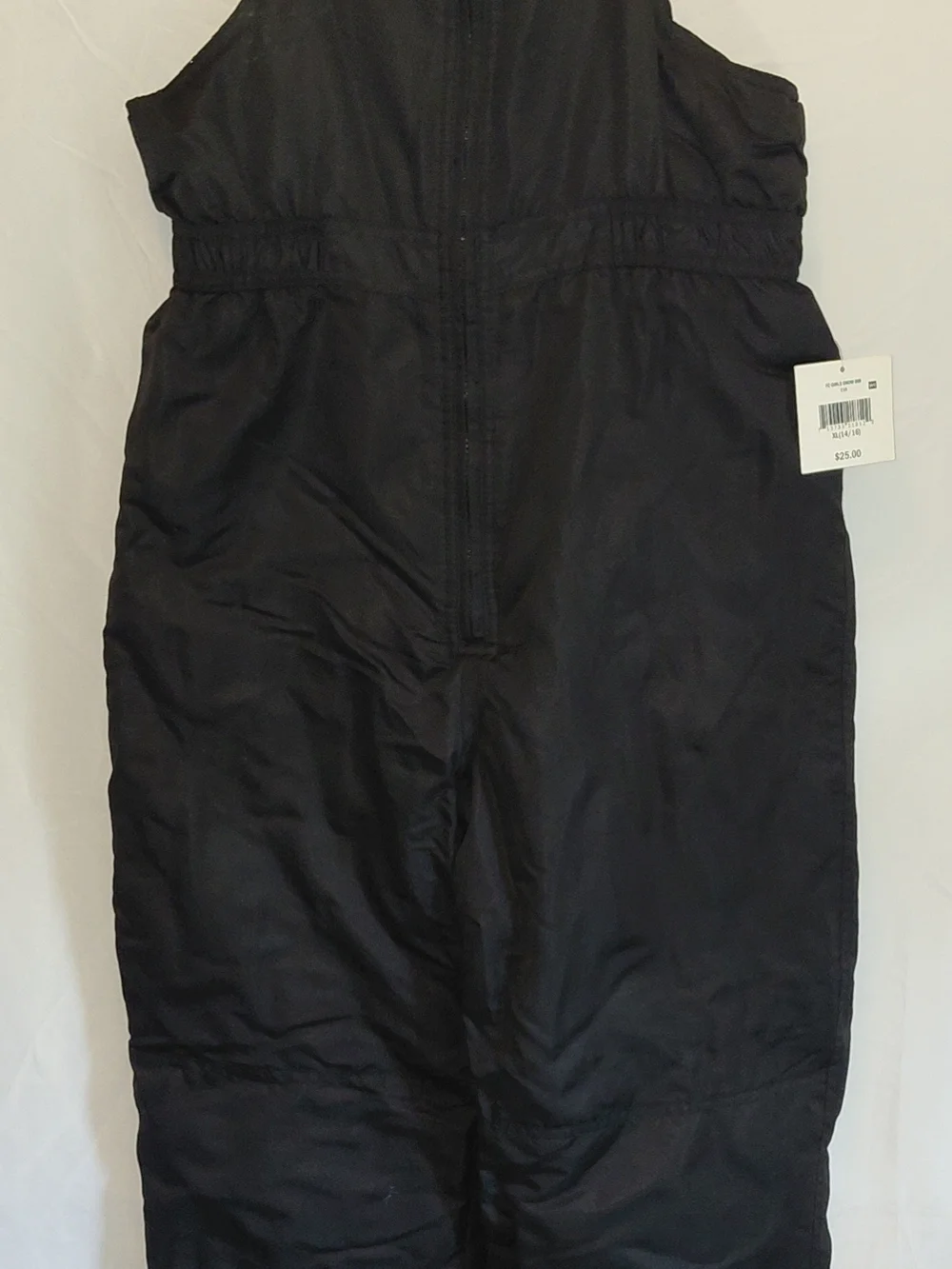 Falls Creek Black Youth Insulated Snow Pants Overalls - XL (14/16)  #2448